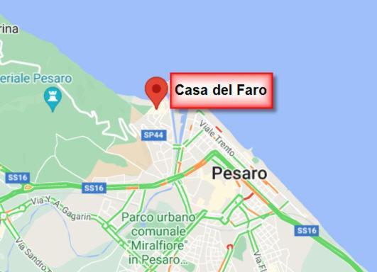 Casa Del Faro - Baia Flaminia Apartment Pesaro Luaran gambar